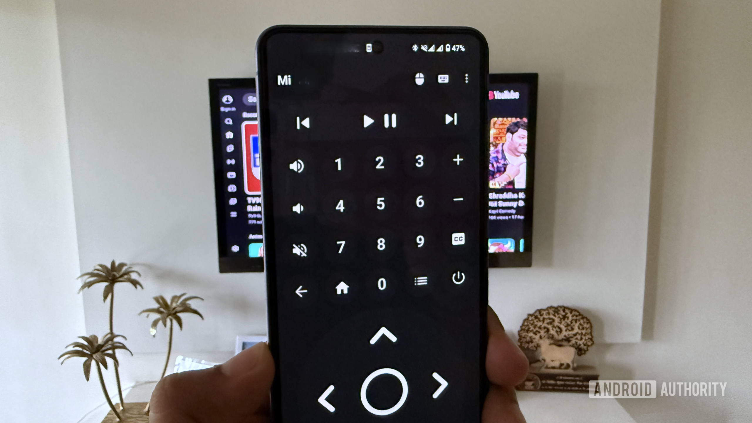 Android phone showing Bluetooth Remote app