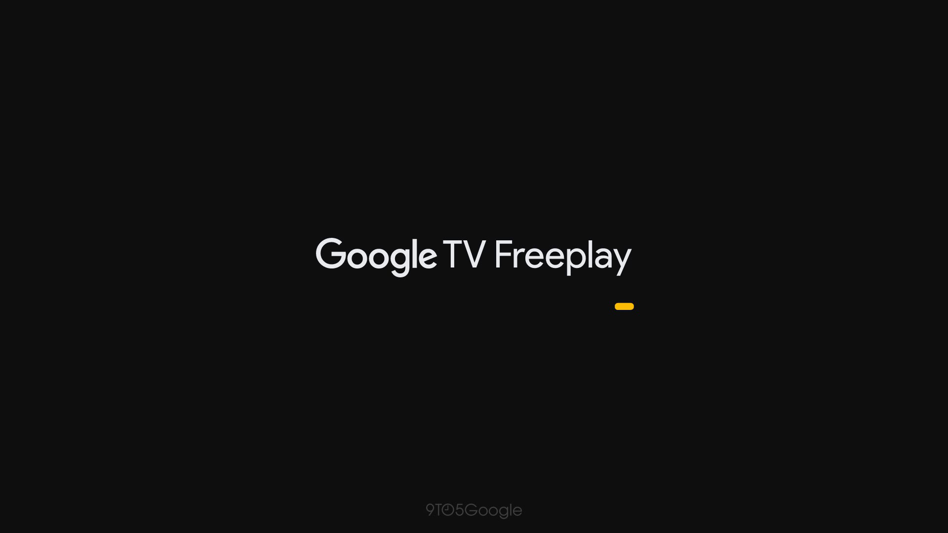 Google TV FreePlay app experience screenshot