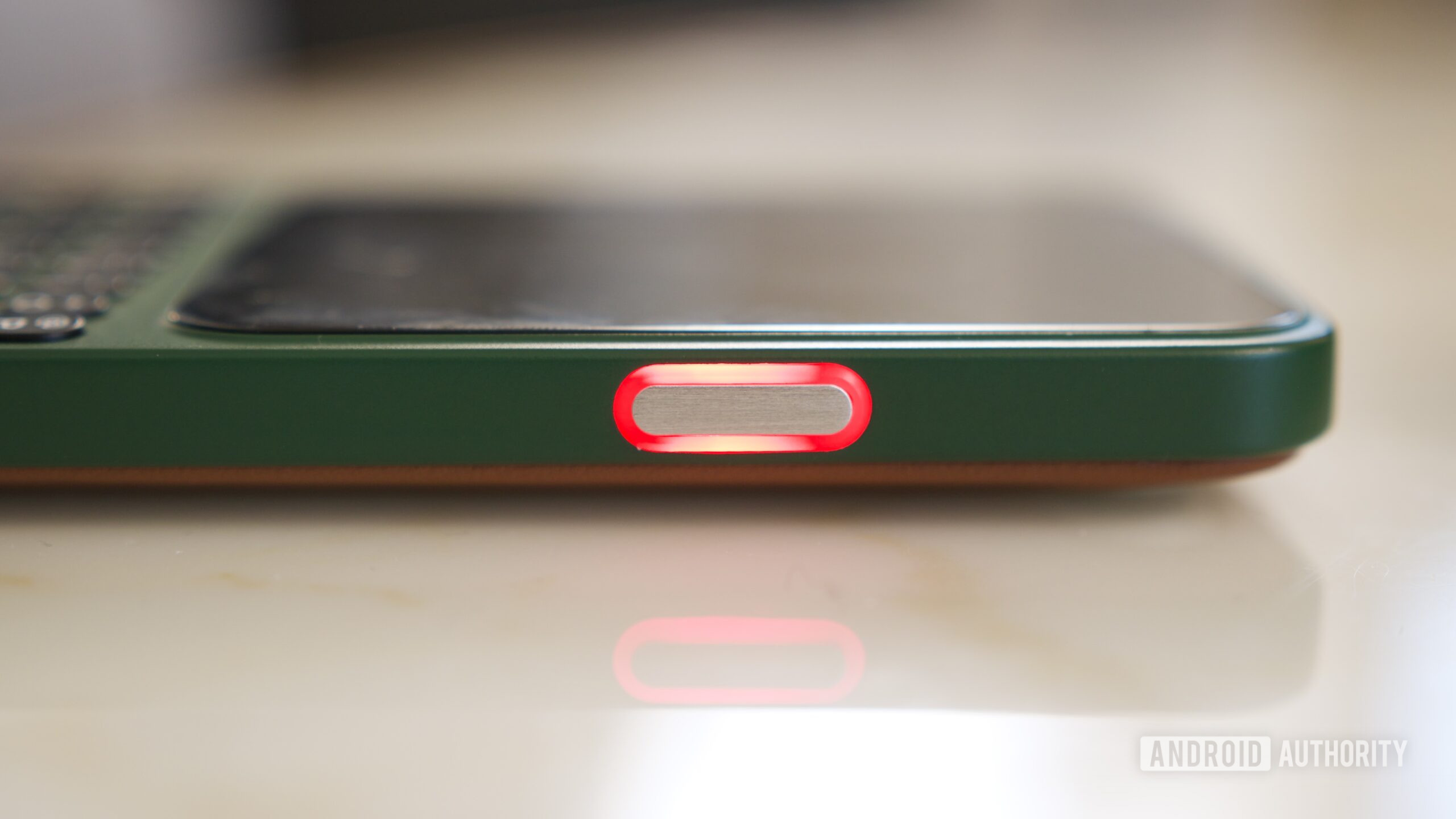 LED notification light on the Clicks Communicator.