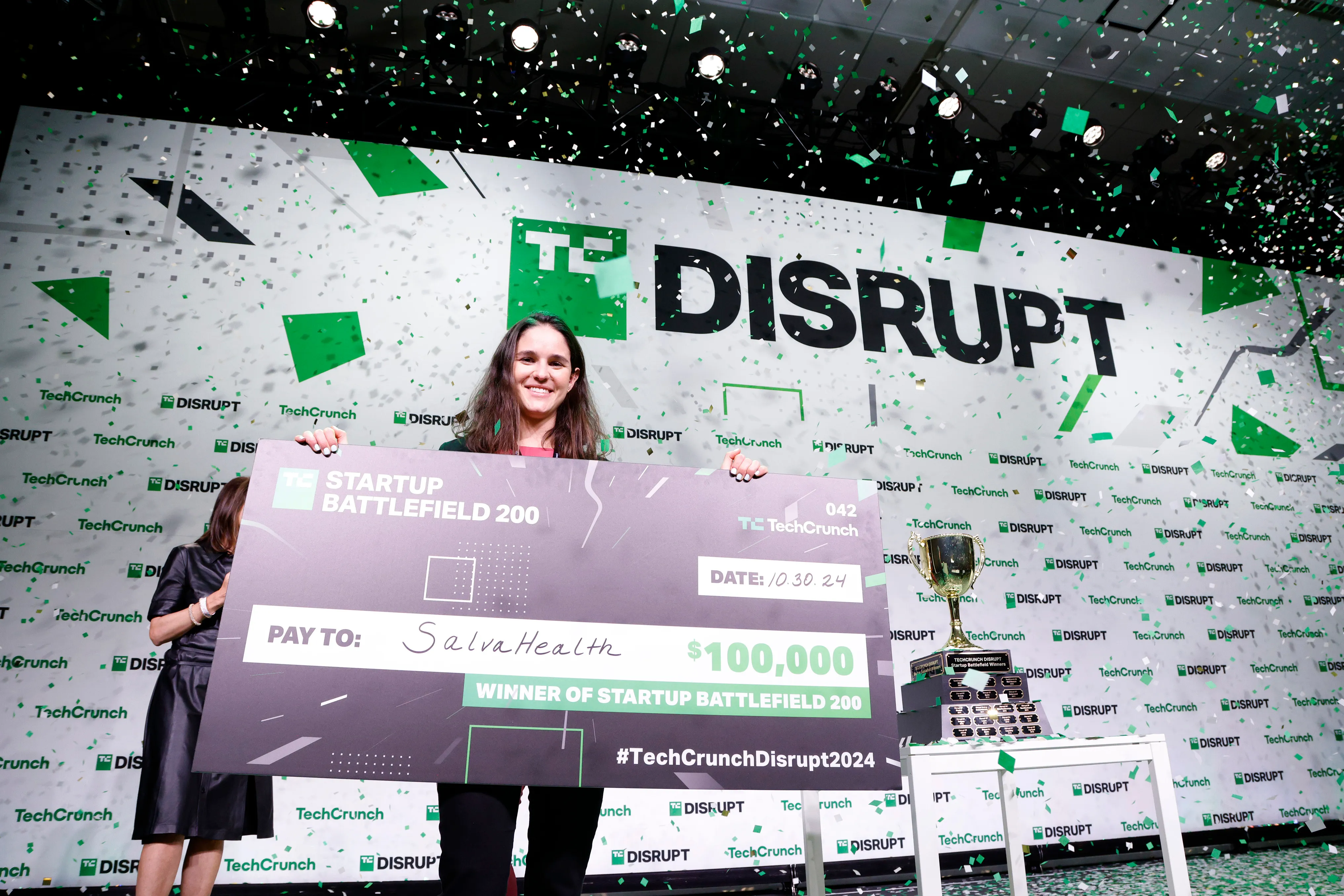 Salva Health Co-Founder & CEO Valentina Agudelo Vargas, winner of Startup Battlefield 2024