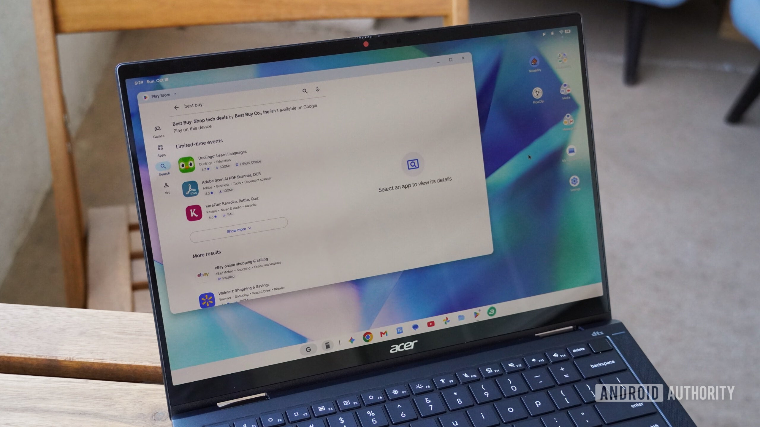 Googlebook Acer 6